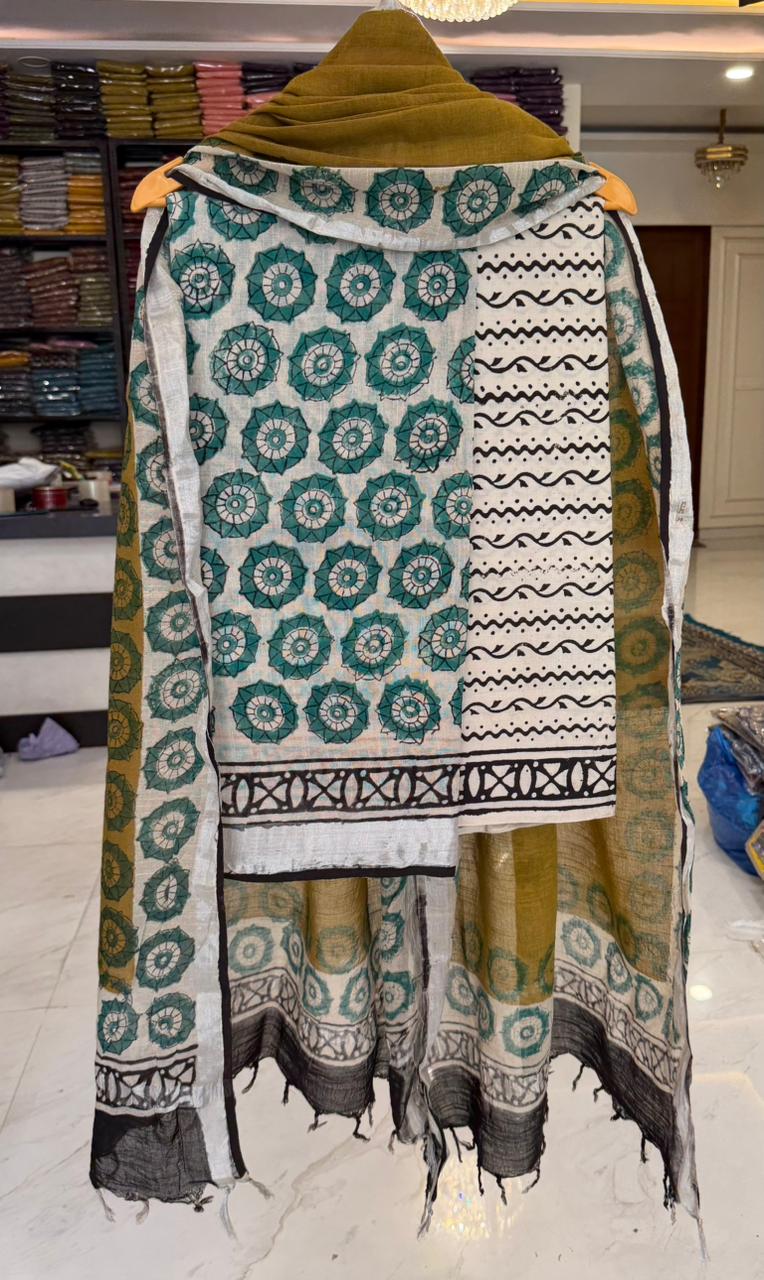 Luxe Bagru Handblock Cotton Suit