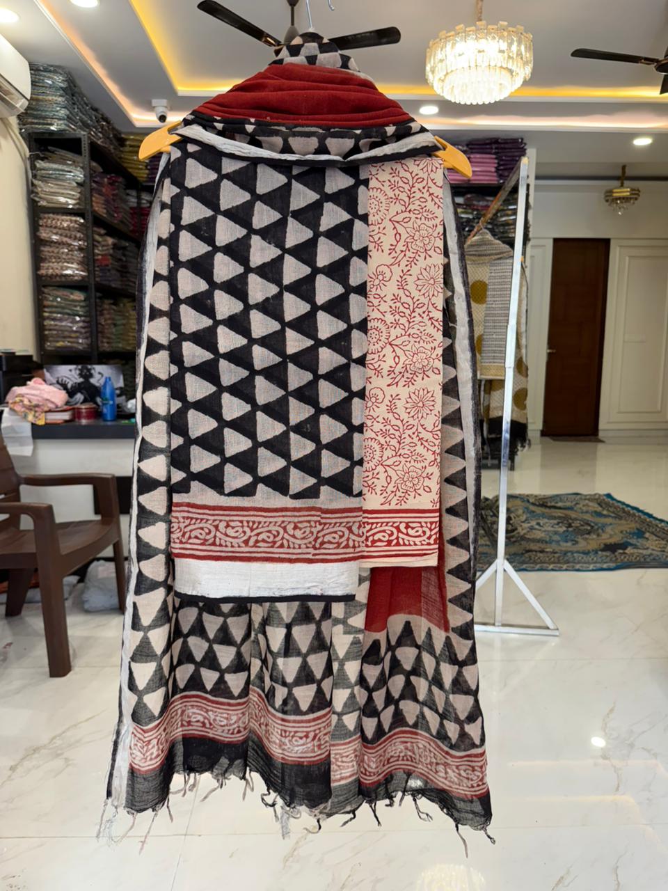 Cultural Bagru Printed Linen Wear