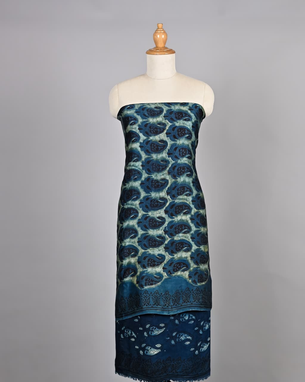 Signature Vanaspati Ajrakh Silk Ensemble