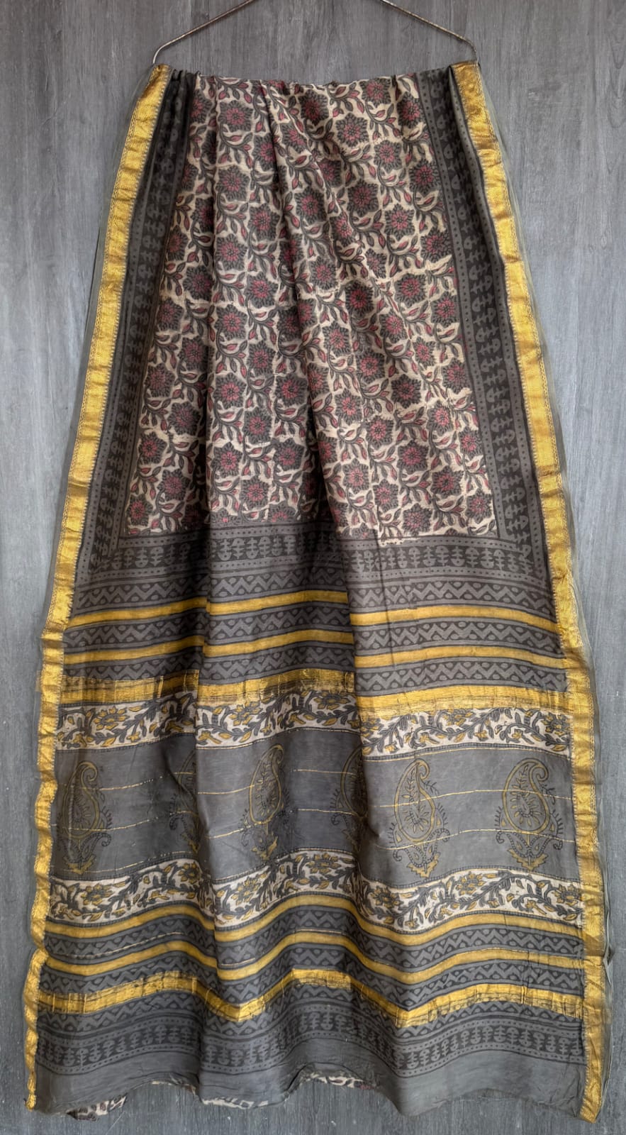 Authentic Ajrakh Tradition Maheshwari Silk Collection