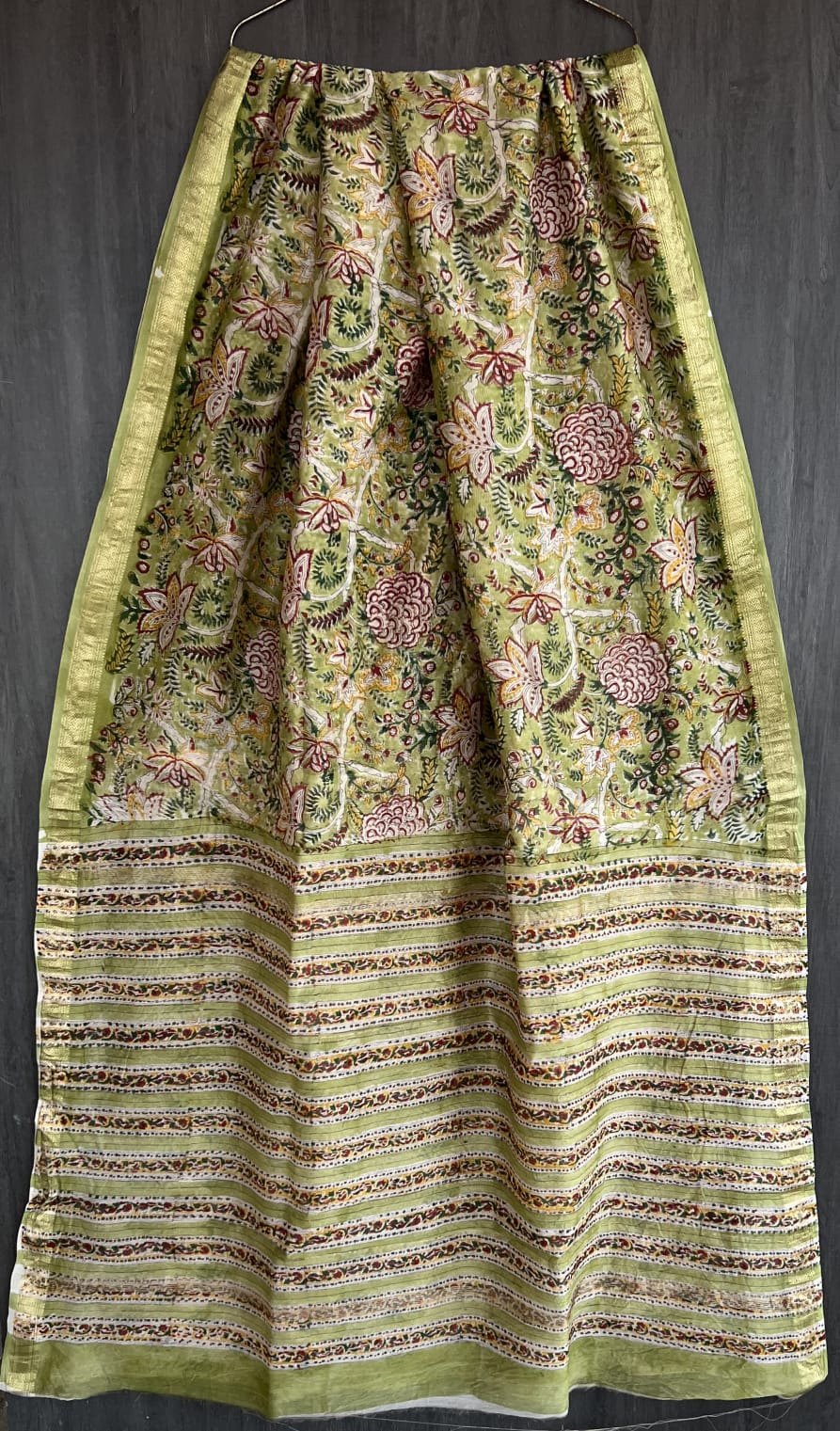 Sanganeri Timeless Craft Maheshwari Drape