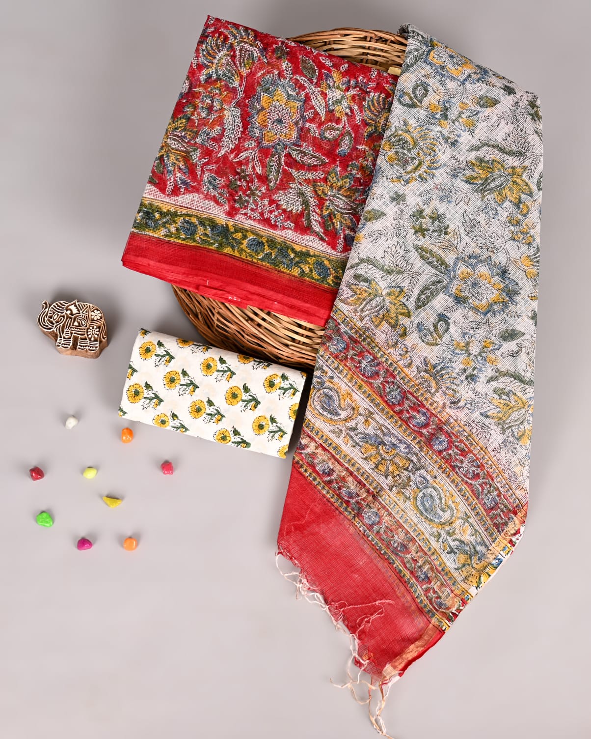 Floral Kota Doriya Suit