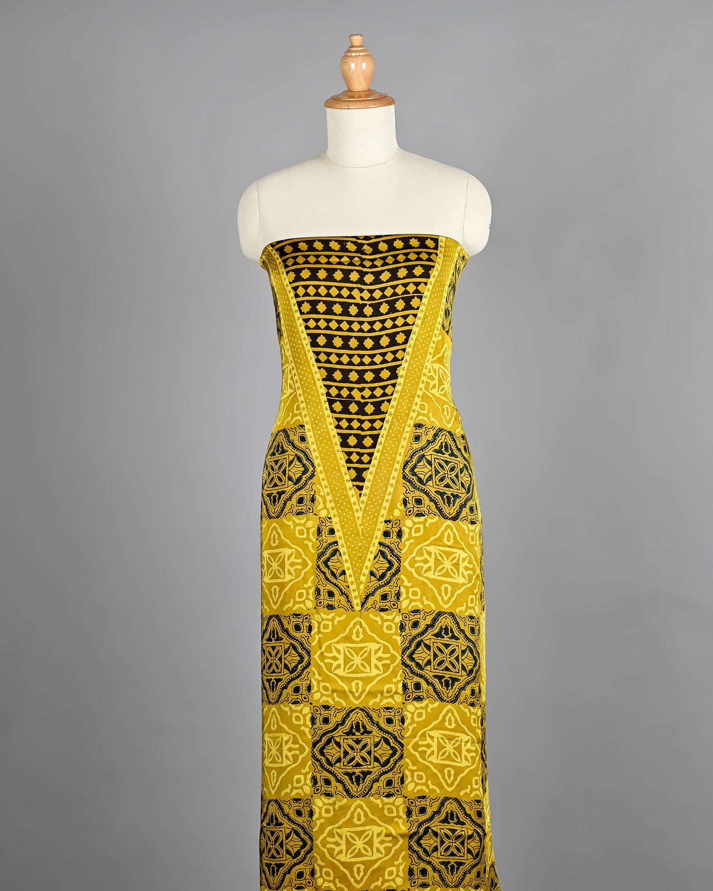 Handcrafted Ajrakh Modal Silk Salwar Suit