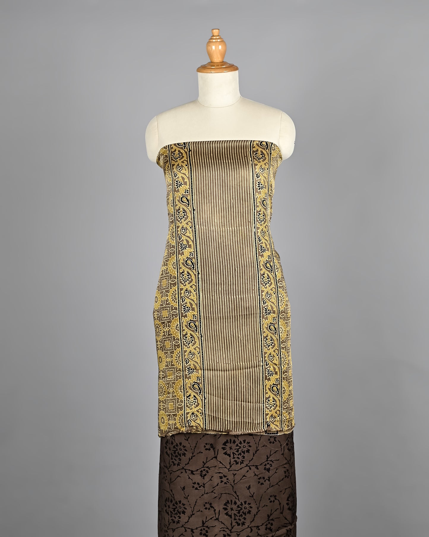 Classic Ajrakh Printed Modal Silk Suit Set