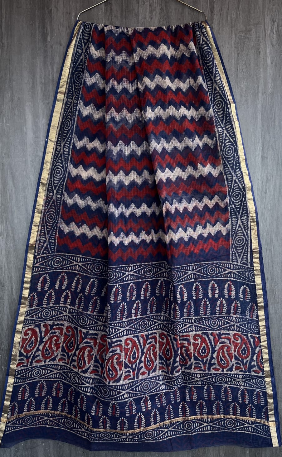 Royal Badmeri Printed Pure Kota Cotton Drape