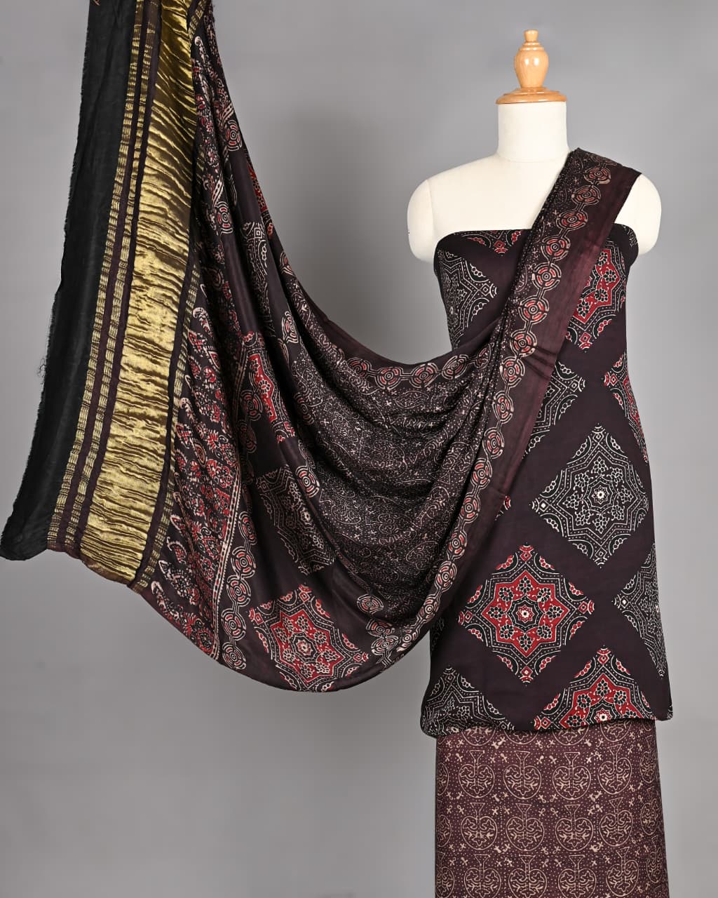 Heritage Ajrakh Modal Silk Collection