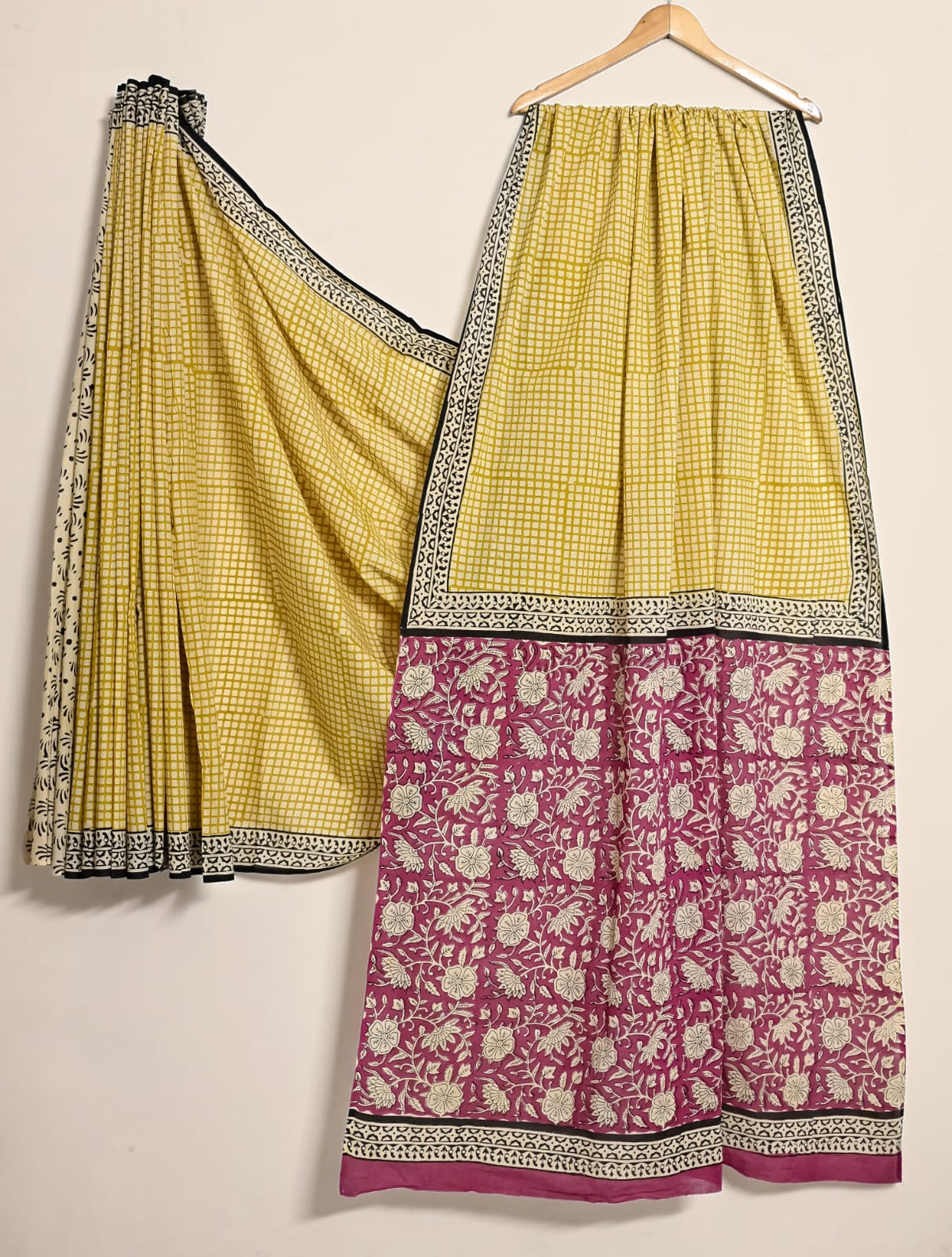 Signature Bagru Crafted Cotton Saree