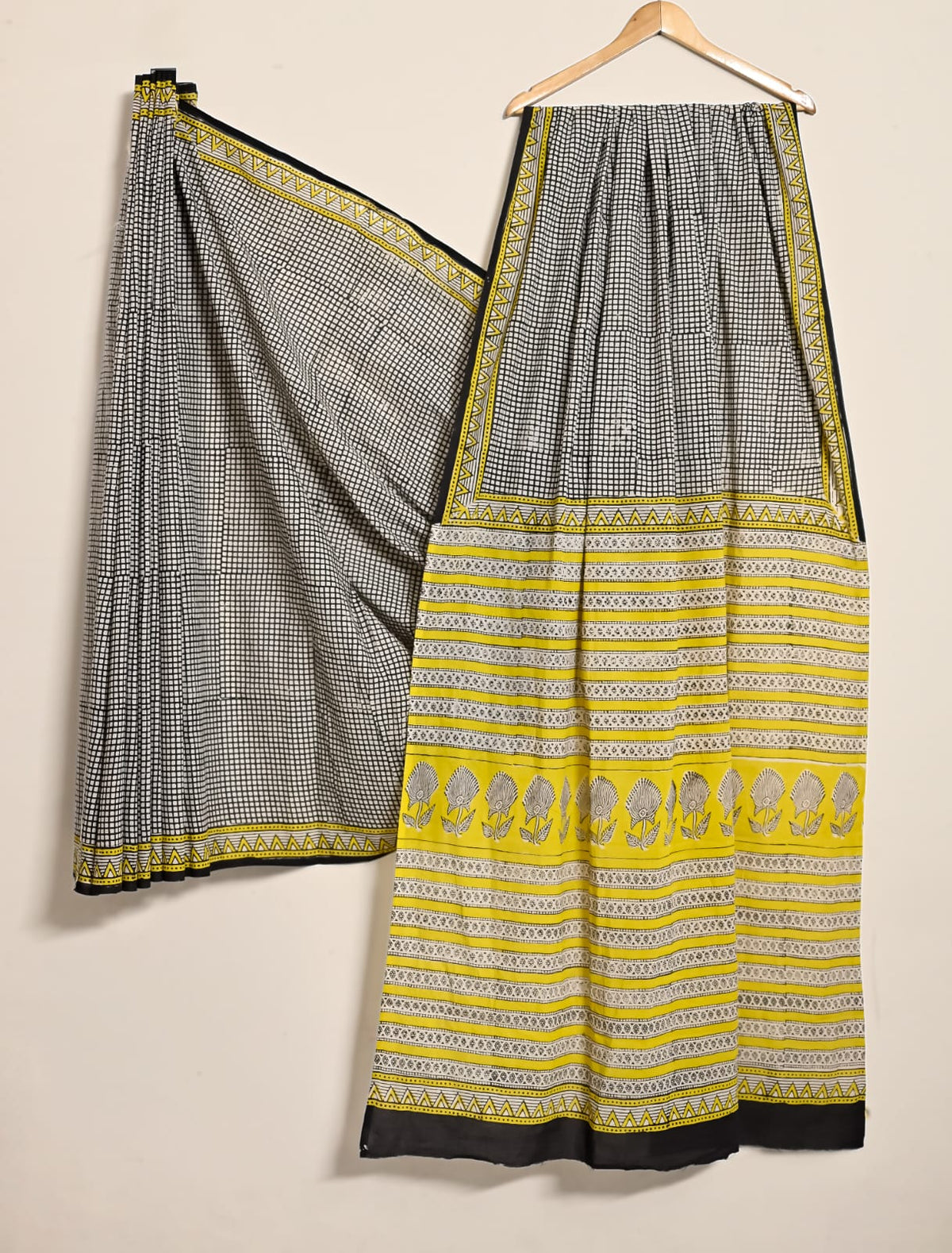 Bespoke Bagru Heritage Cotton Saree