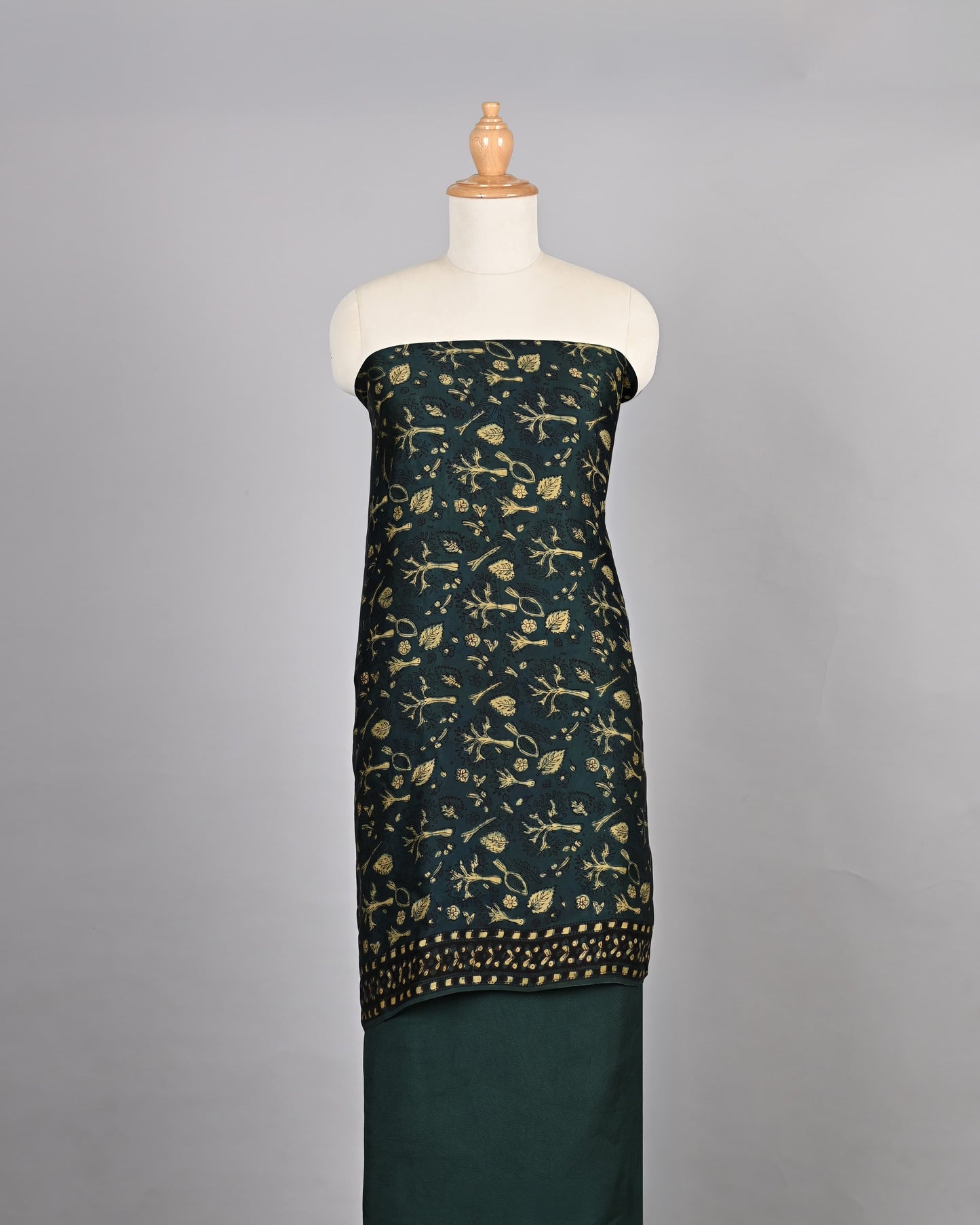Refined Ajrakh Print Modal Silk Suit Set