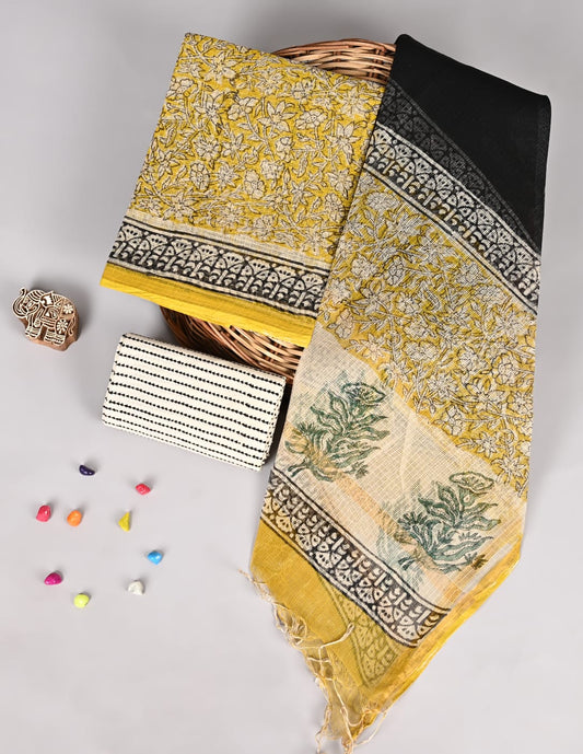 Refined Bagru Print Kota Doria Wear