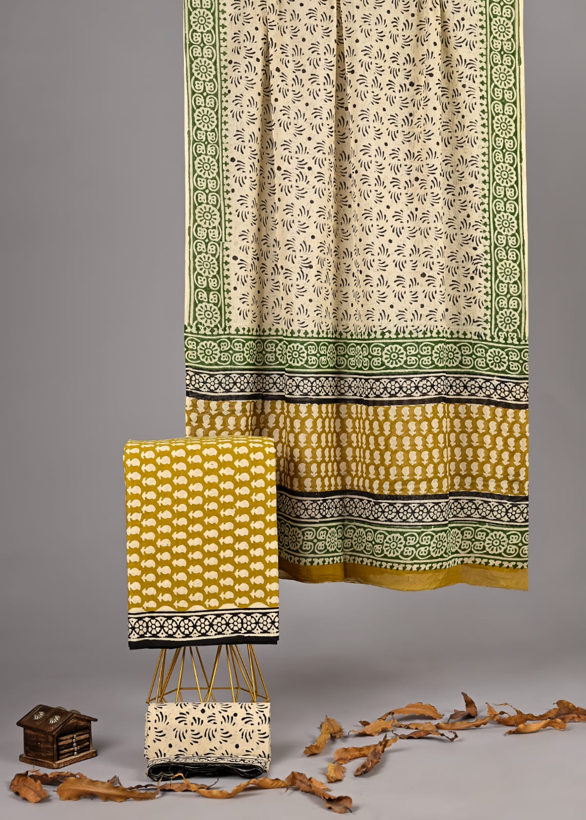 Classic Artisan Bagru Pure Cotton Attire