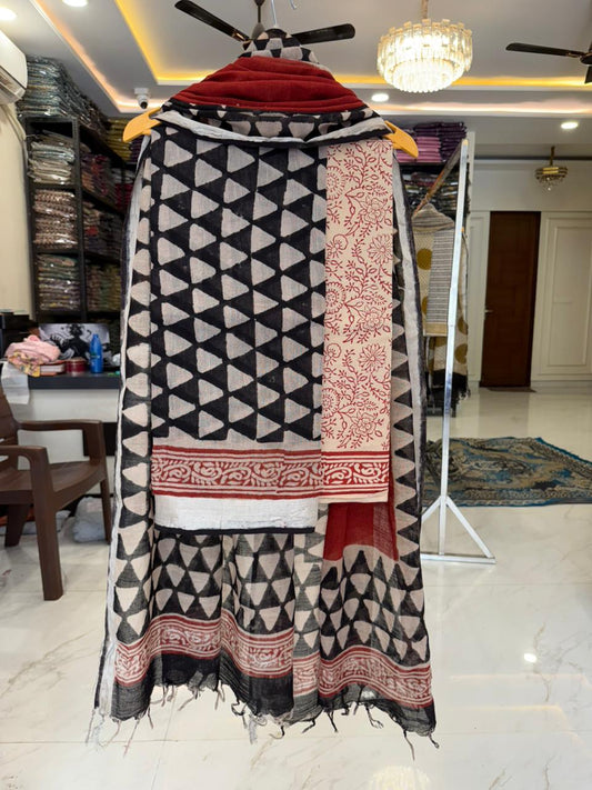Cultural Bagru Printed Linen Wear