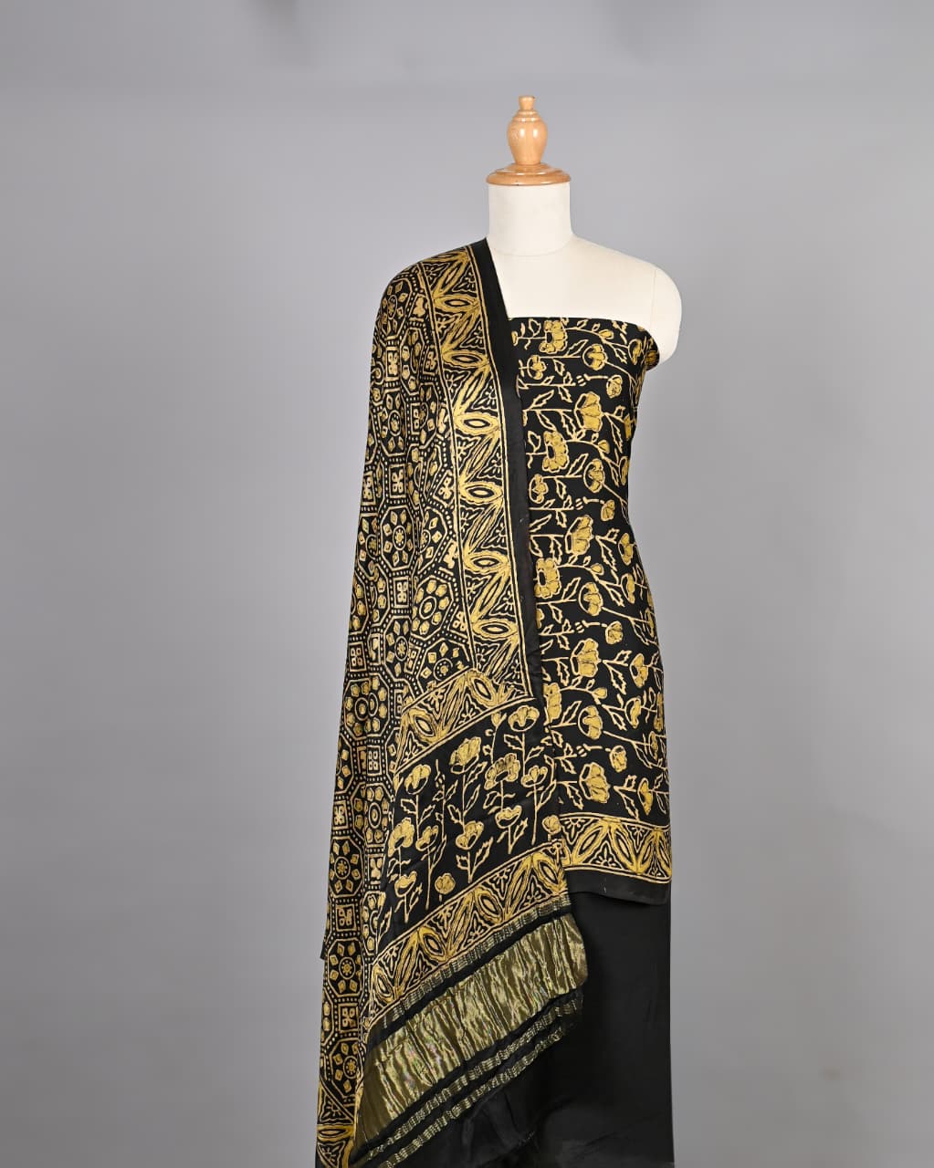Elegant Ajrakh Print Pure Modal Suit