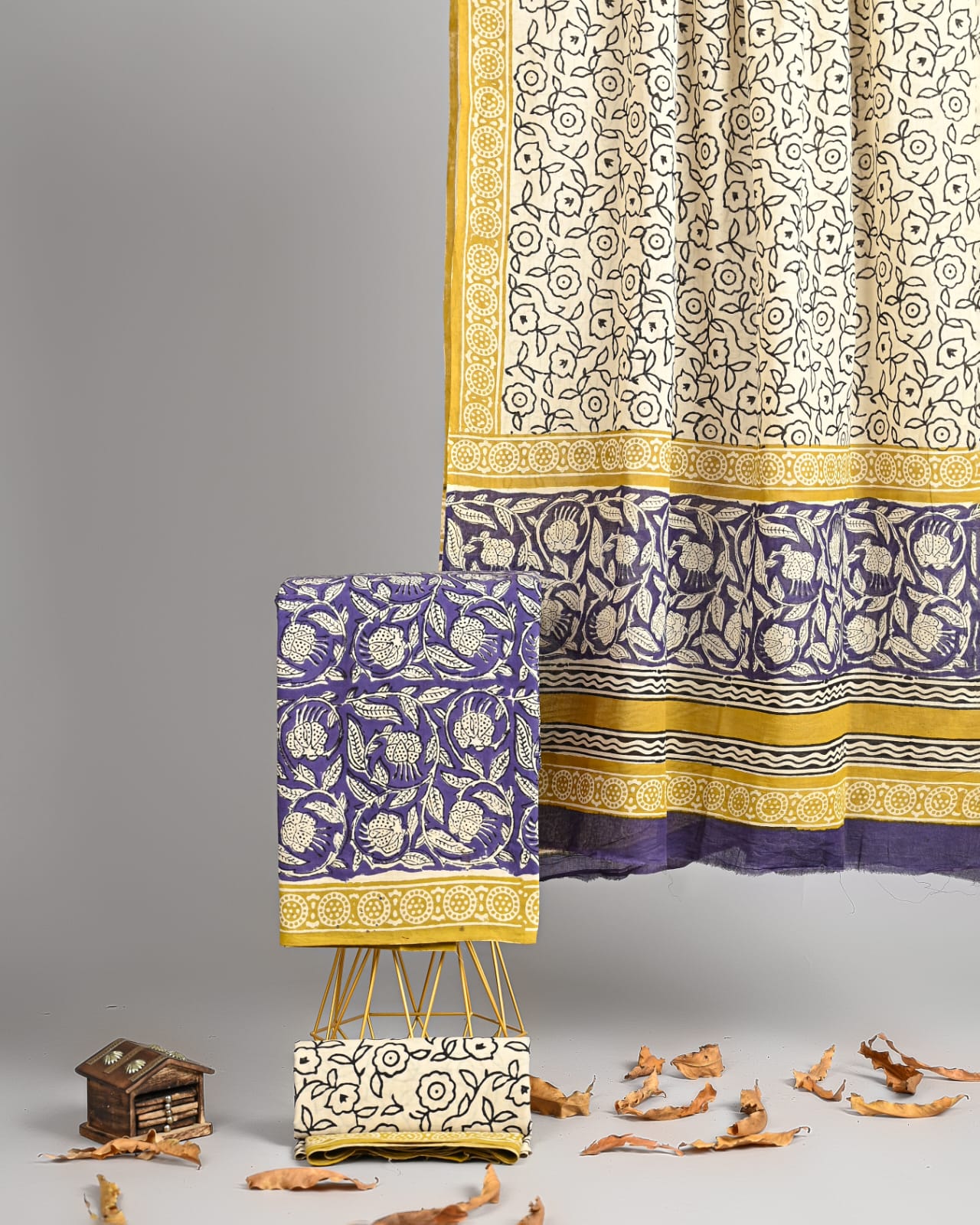 Classic Bagru Heritage Pure Cotton Ensemble
