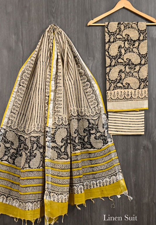 Refined Bagru Handblock Print Linen Cotton Wear