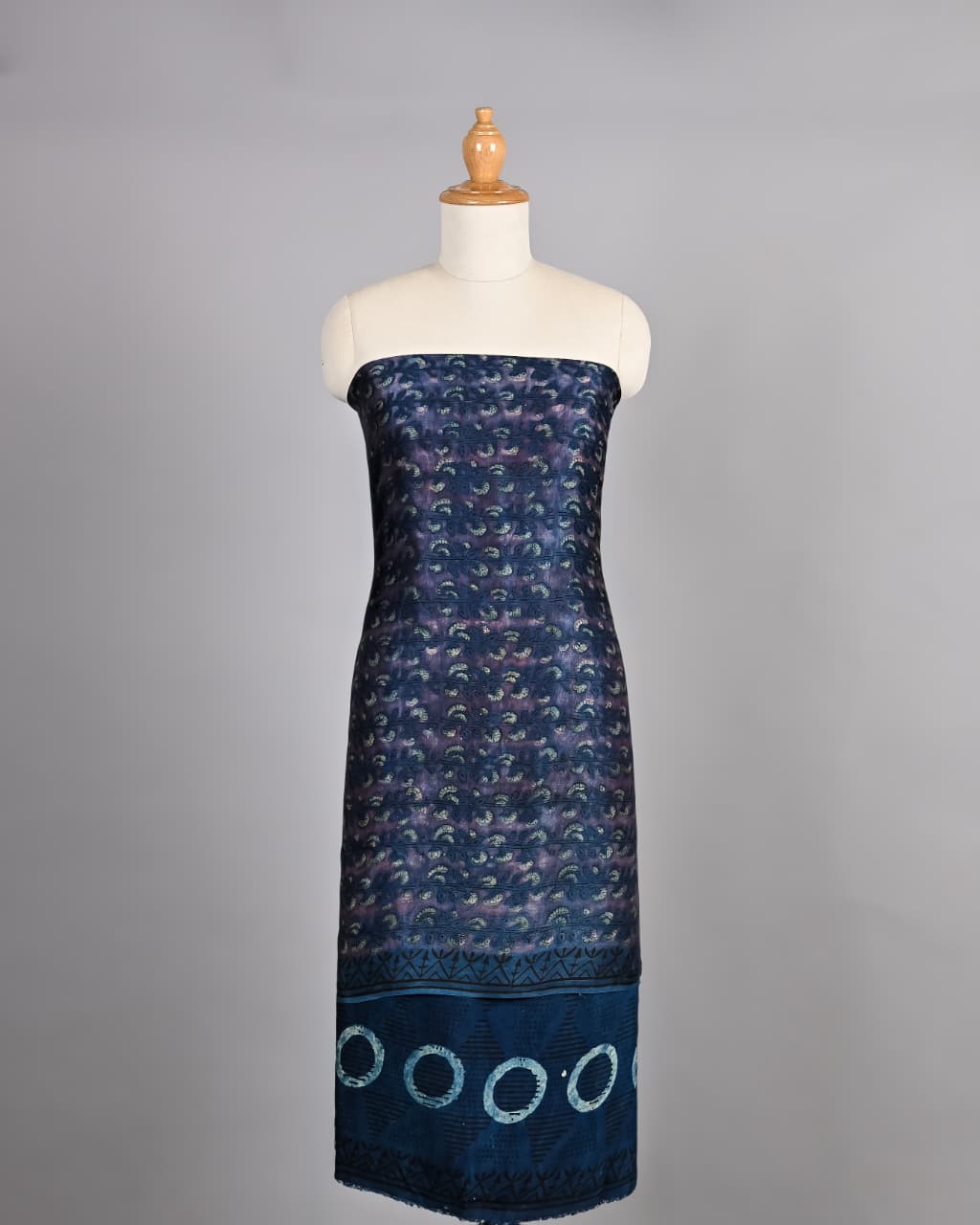 Artisan Vanaspati Ajrakh Silk Attire