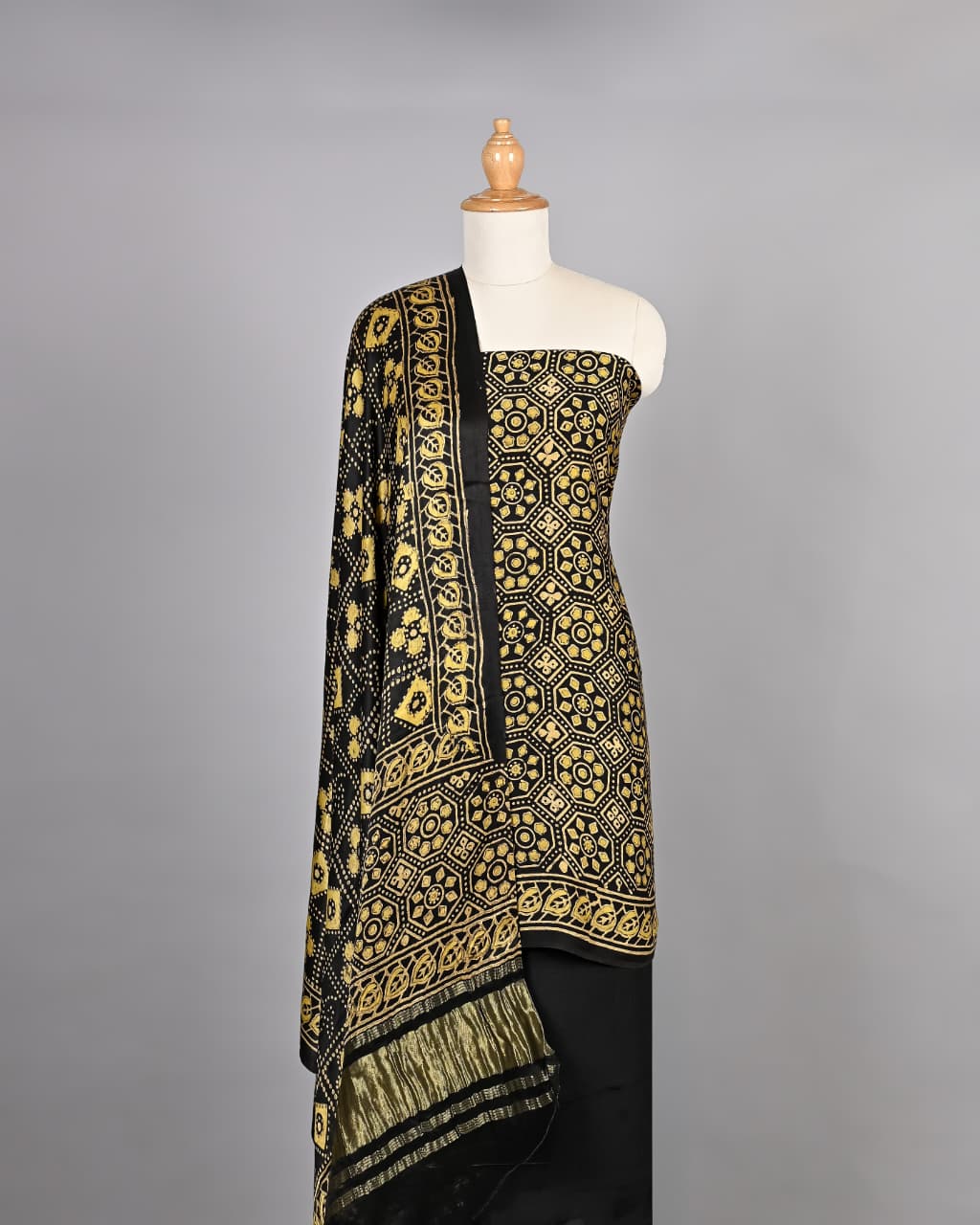 Signature Ajrakh Print Silk Modal Ensemble