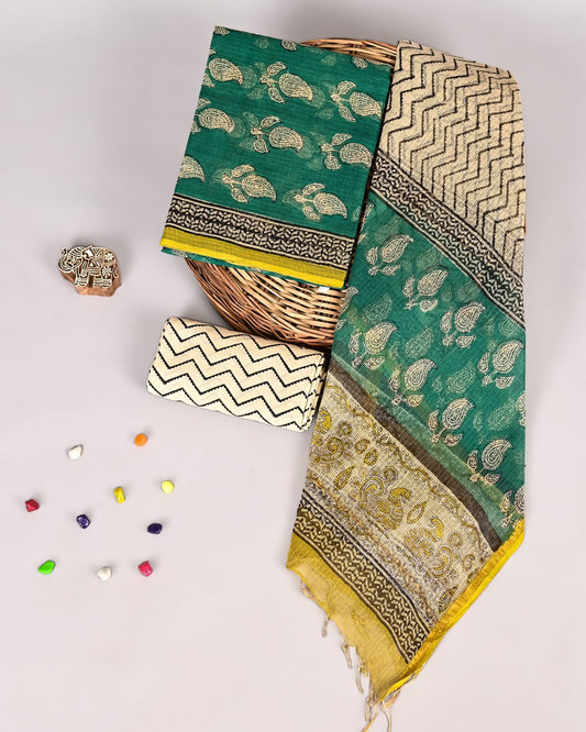 Premium Bagru Craft Pure Kota Suit