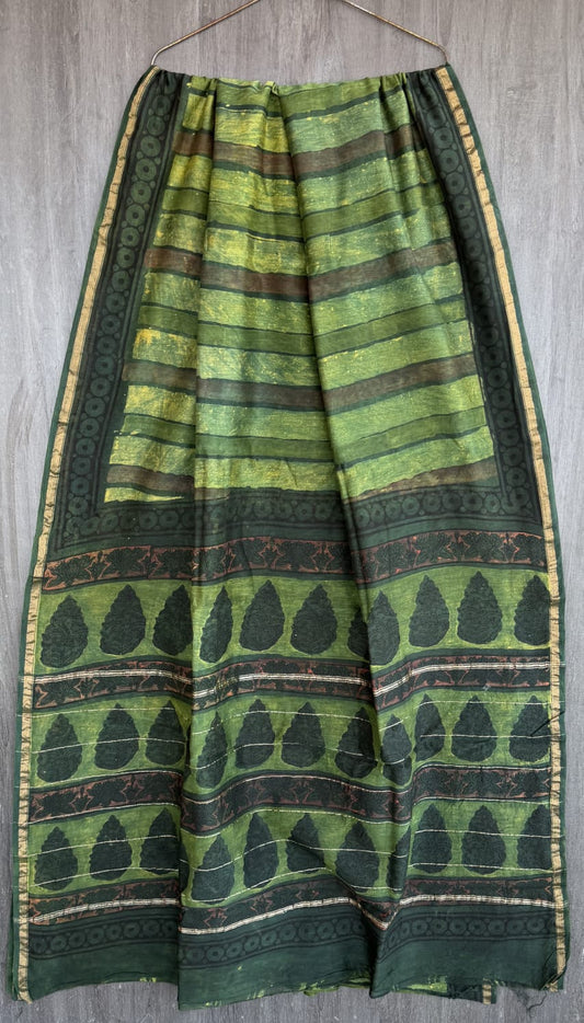 Premium Vanaspati Printed Chanderi Silk Collection