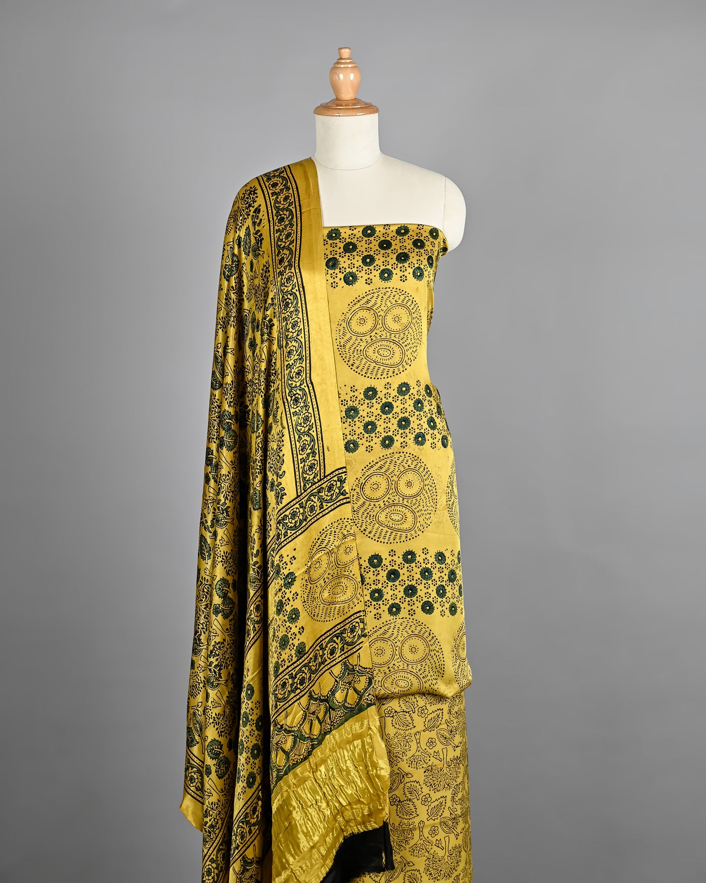 Elegant Ajrakh Modal Silk Suit Set