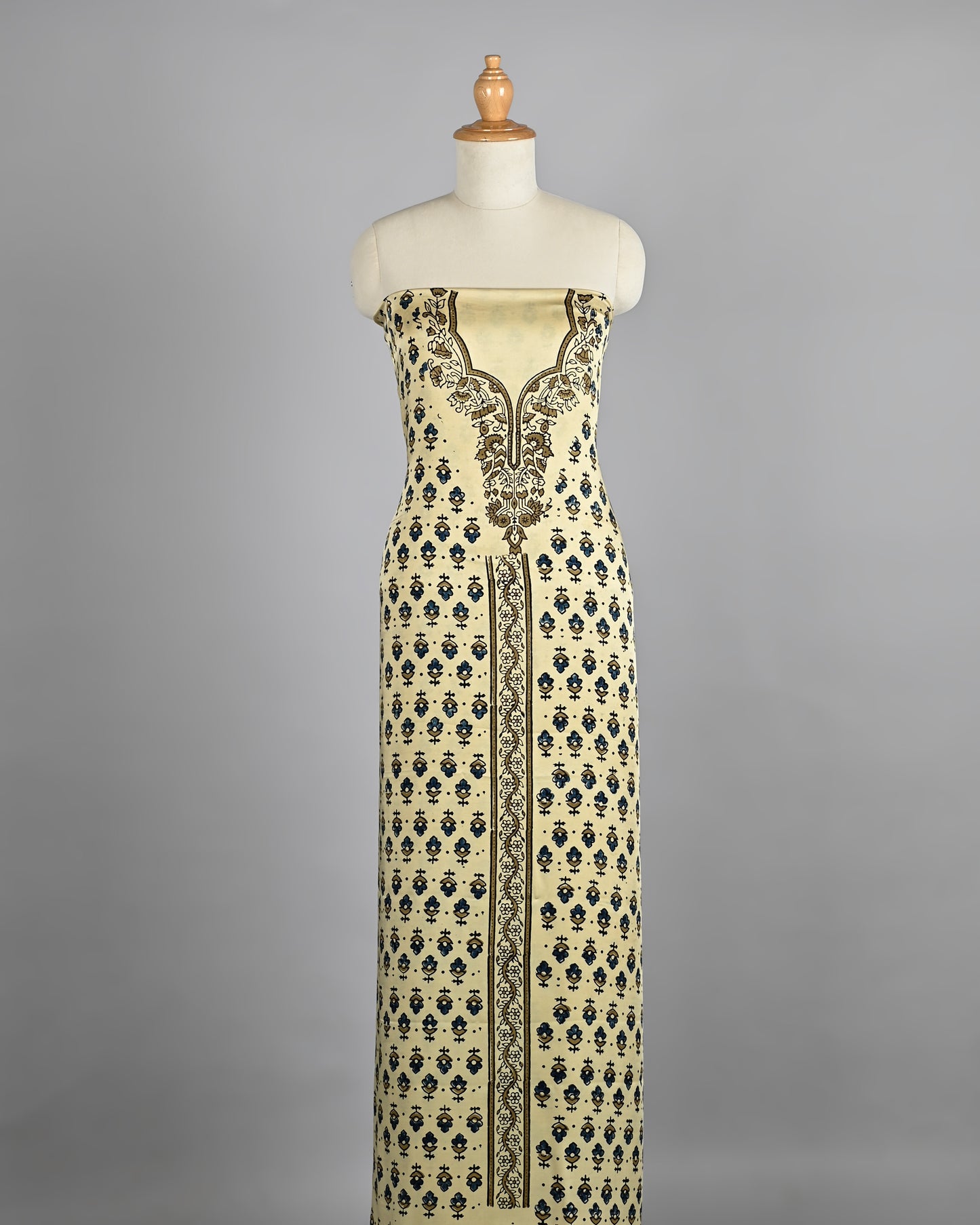 Elegant Ajrakh Printed Modal Silk Ensemble