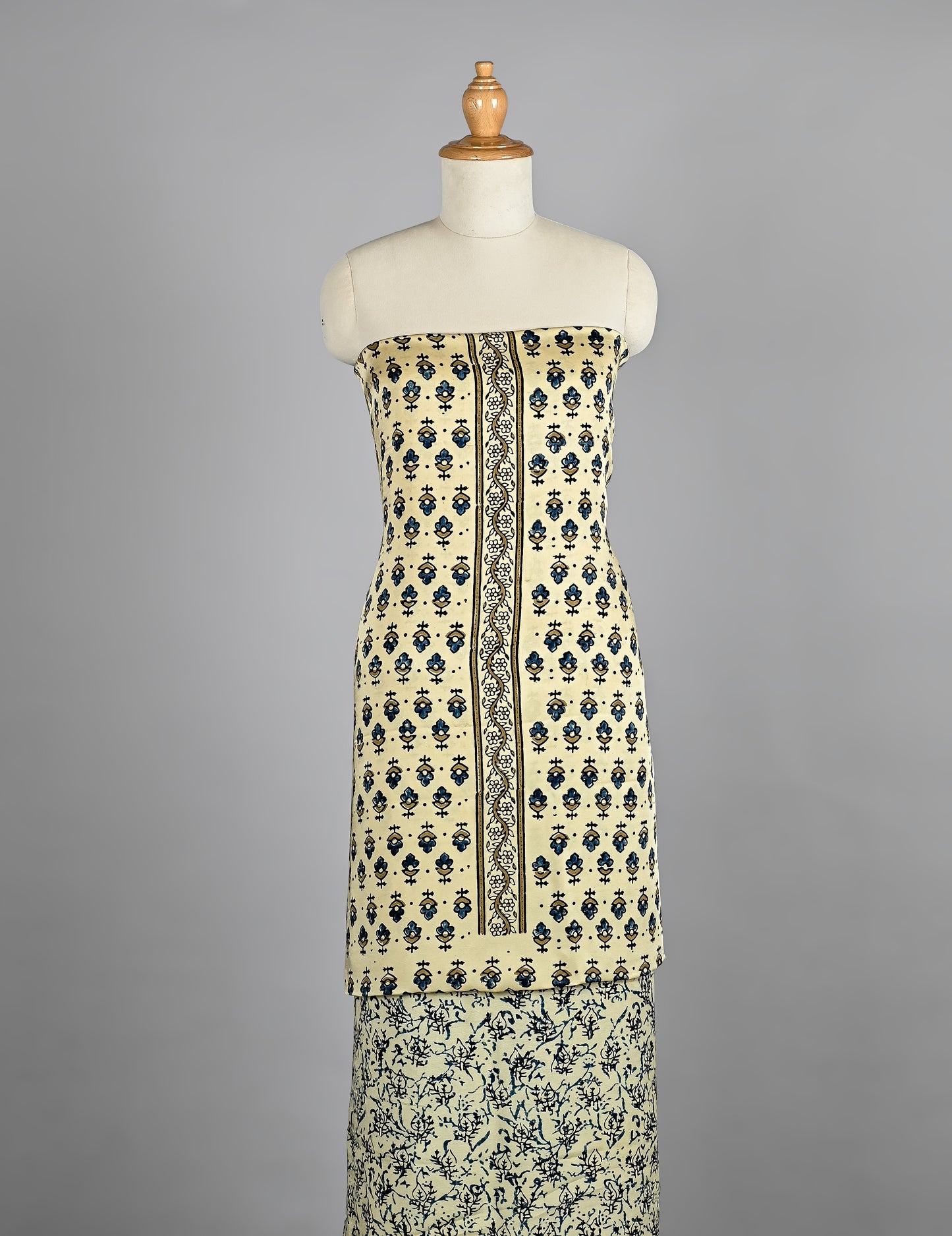 Elegant Ajrakh Printed Modal Silk Ensemble