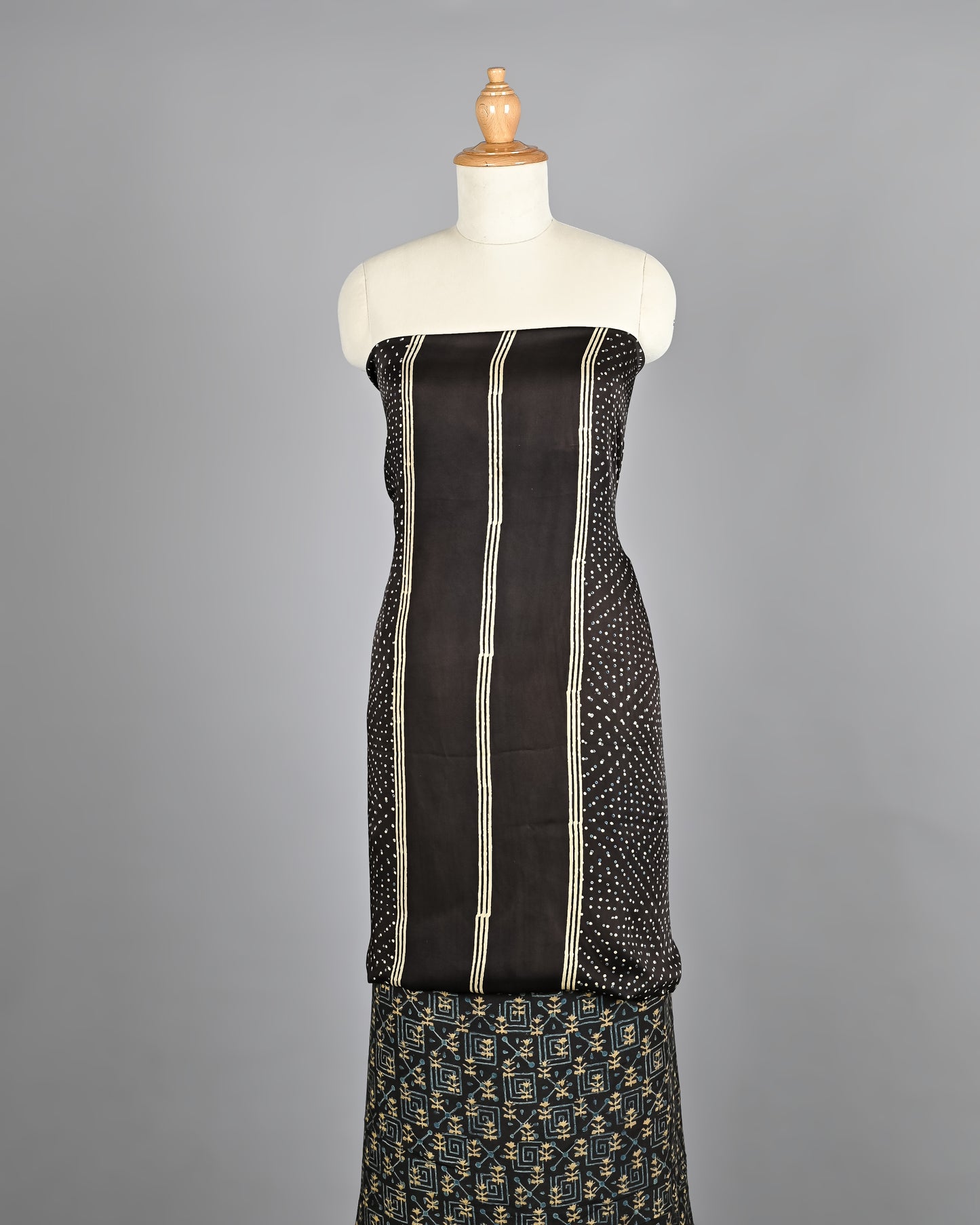 Royal Ajrakh Inspired Modal Silk Suit