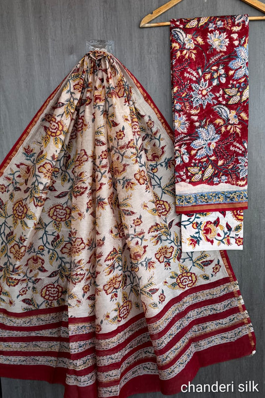 Authentic Sanganeri Block Print Suit