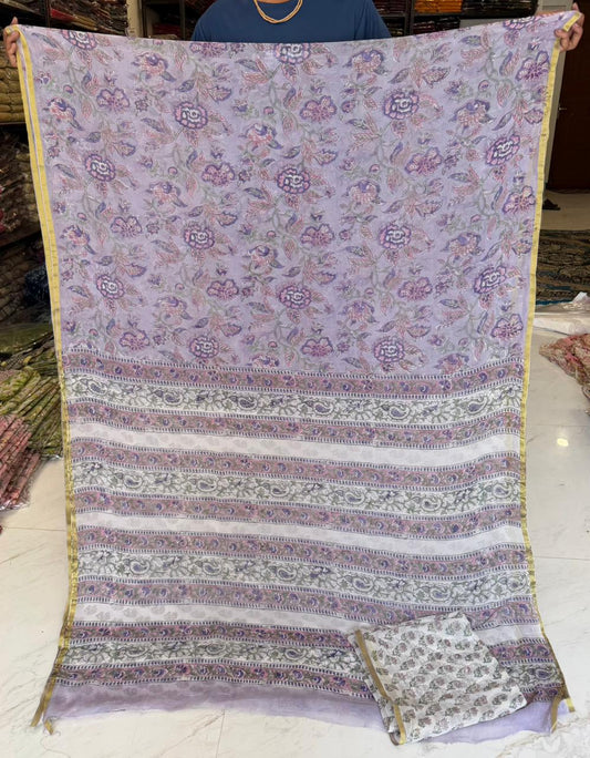 Premium Sanganeri Printed Saree