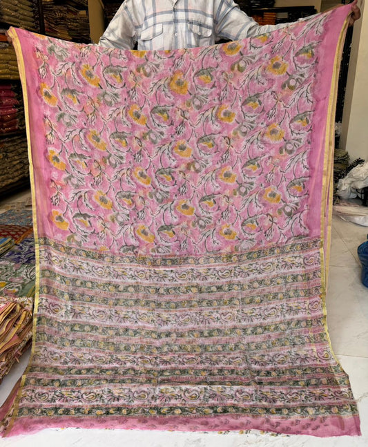 Exclusive Sanganeri Weave Saree