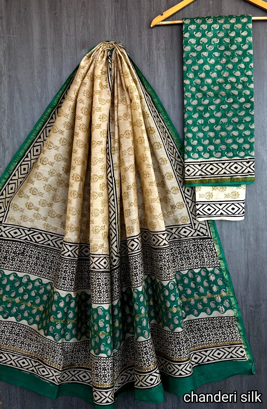 Luxury Chanderi Silk Suit Set