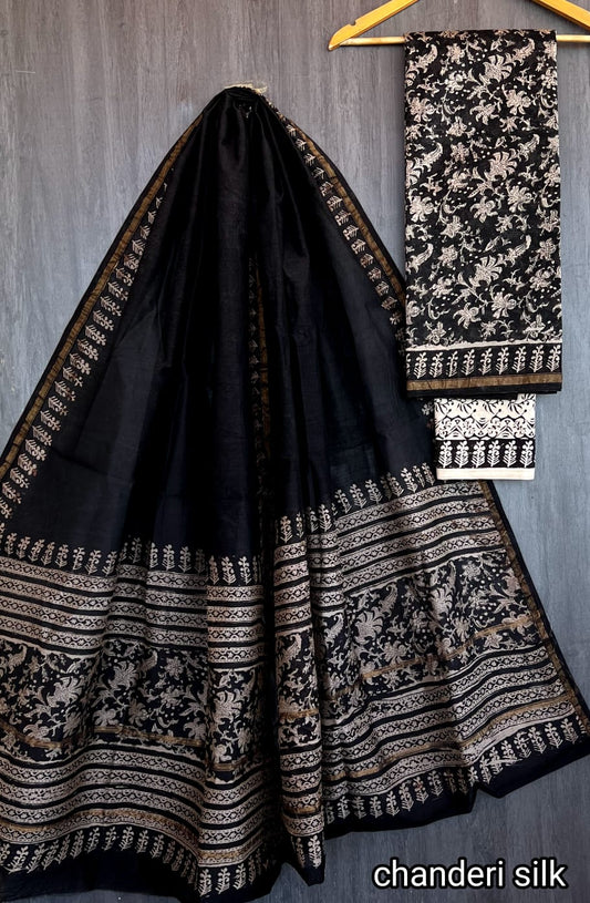 Premium Bagru Printed Suit Set