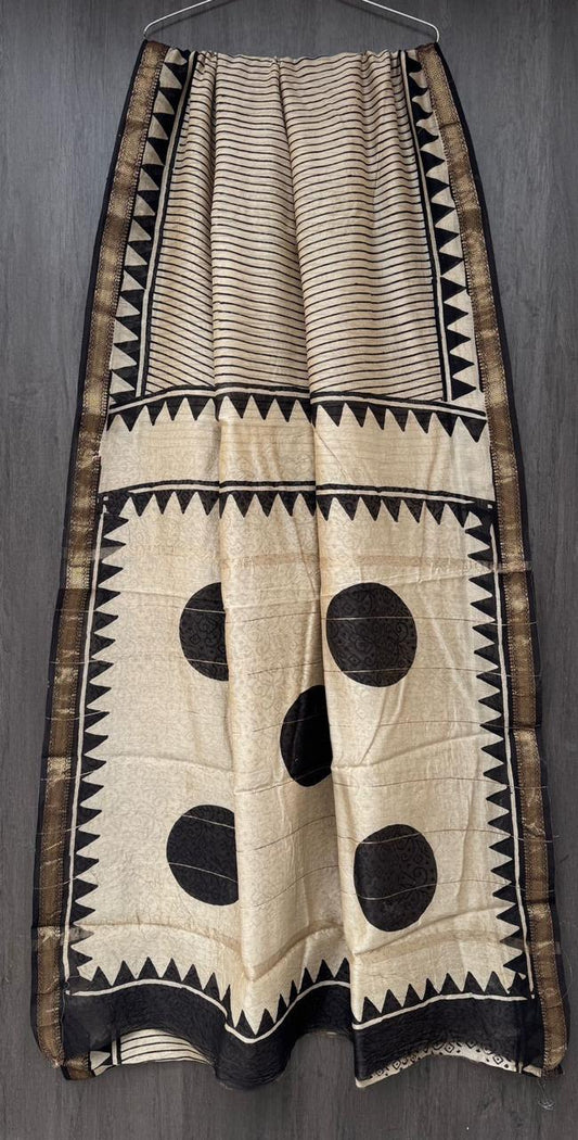 Exclusive Bagru Print Artisan Saree