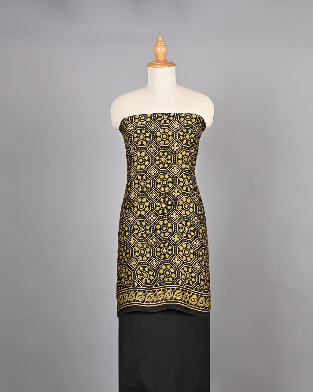 Signature Ajrakh Print Silk Modal Ensemble