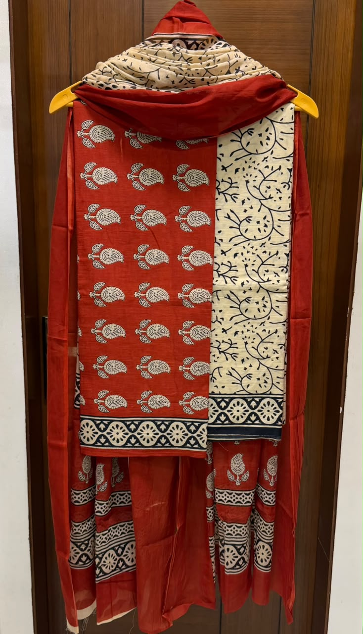 Pure Cotton Suit Authentic Bagru Heritage Craft