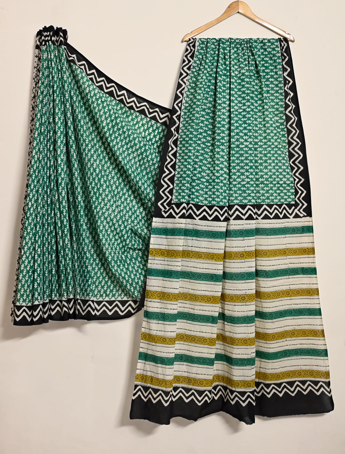 Graceful Bagru Handcrafted Cotton Saree