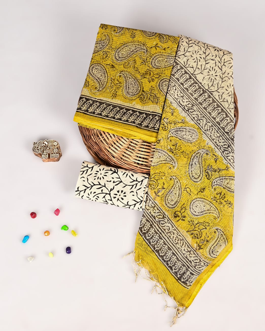 Artisan Bagru Handcrafted Kota Suit