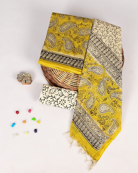 Artisan Bagru Handcrafted Kota Suit