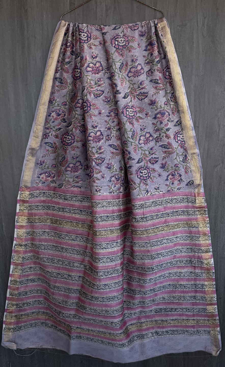 Sanganeri Heritage Weave Pure Maheshwari Saree