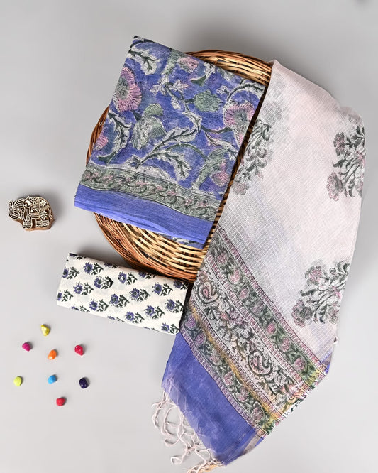 Artisan Sanganeri Handcrafted Kota Suit
