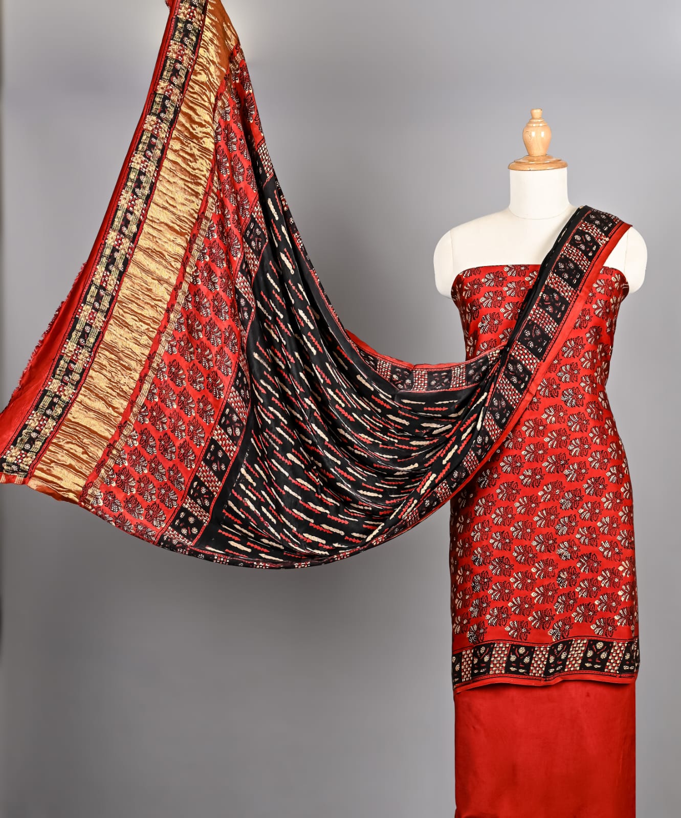Cultural Ajrakh Printed Modal Wear
