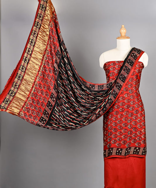 Cultural Ajrakh Printed Modal Wear