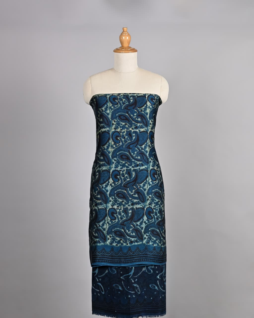 Refined Vanaspati Ajrakh Silk Collection Suit
