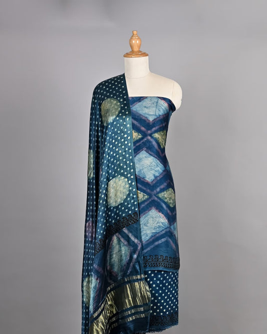 Premium Vanaspati Ajrakh Modal Dress Set