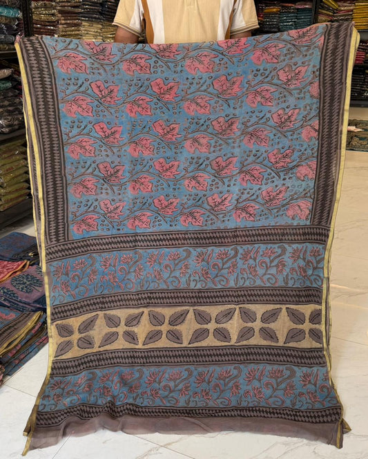 Authentic Pomegranate Dye Pure Double Diamond Weave