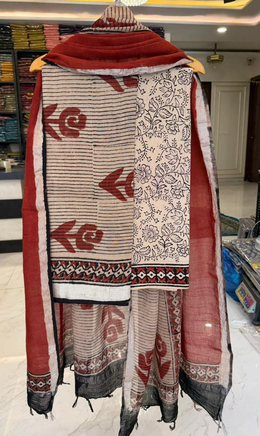 Authentic Bagru Artisan Linen Suit