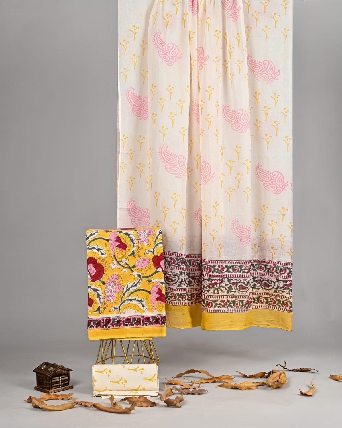 Authentic Sanganeri Handblock Printed Cotton Suit