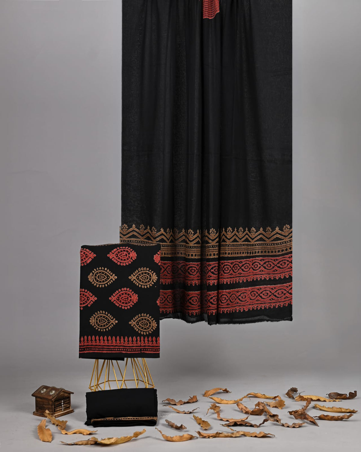 Pure Cotton Suit Ethnic Pattern