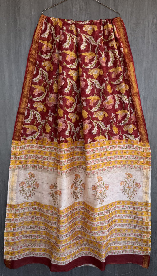 Sanganeri Handcrafted Maheshwari Silk Elegance