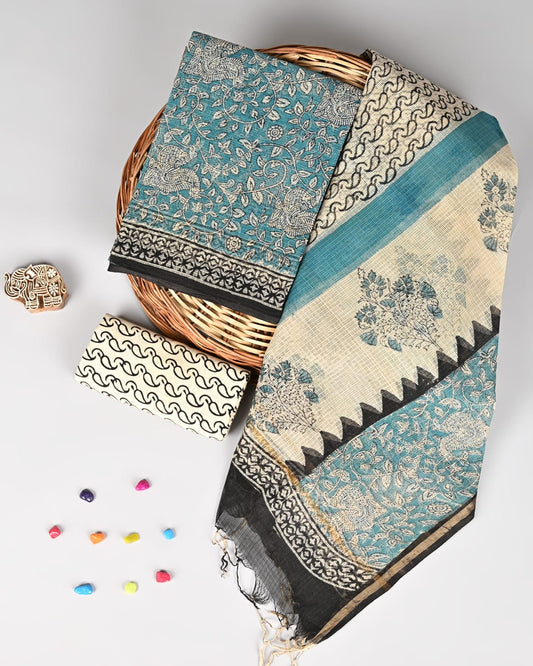 Artisan Bagru Handcrafted Kota Suit